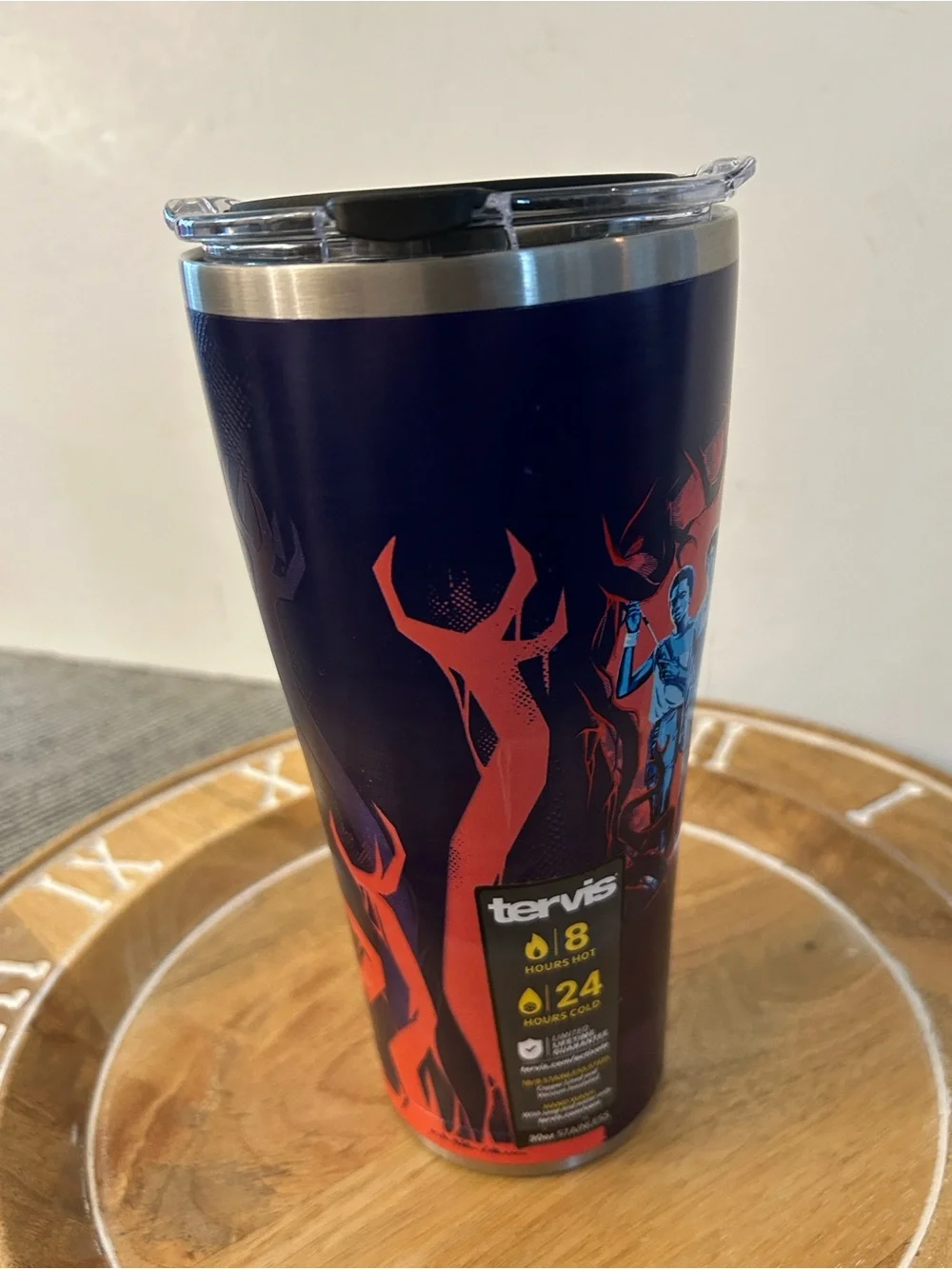 Stranger Things season 3 Stainless Tumbler NEW tervis 30 oz purple orange blue